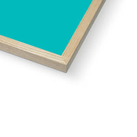Personalised Quote Art | Cruise Type | Teal Green - Framed