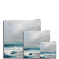 Abstract Aquamarine | Coastal Visions Sea Painting Print - Unframed Print - beach painting