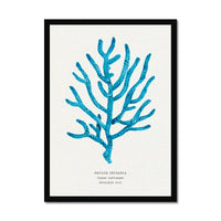 coral art print - original coral painting from beach house art. blue coral wall art